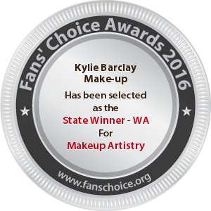 Kylie Barclay Make-up - Award Winner Badge