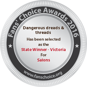 Dangerous dreads & threads - Award Winner Badge