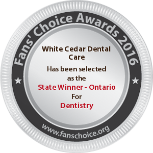 White Cedar Dental Care - Award Winner Badge