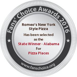 Romeo’s New York Style Pizza - Award Winner Badge
