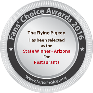 The Flying Pigeon - Award Winner Badge