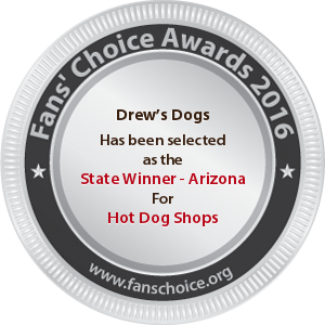 Drew’s Dogs - Award Winner Badge