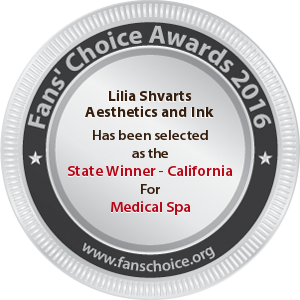 Lilia Shvarts Aesthetics and Ink - Award Winner Badge