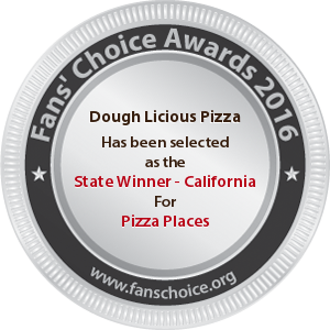 Dough Licious Pizza - Award Winner Badge