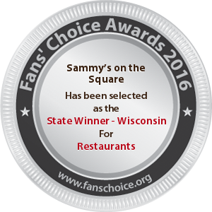 Sammy’s on the Square - Award Winner Badge