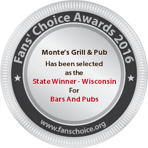 Monte’s Grill & Pub - Award Winner Badge