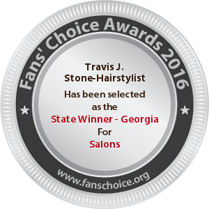 Travis J. Stone-Hairstylist - Award Winner Badge
