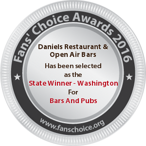 Daniels Restaurant & Open Air Bars - Award Winner Badge