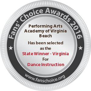 Performing Arts Academy of Virginia Beach - Award Winner Badge