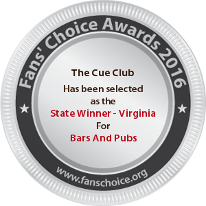 The Cue Club - Award Winner Badge