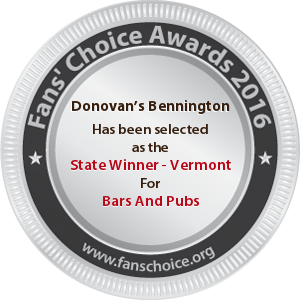 Donovan’s Bennington - Award Winner Badge