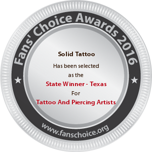 Solid Tattoo - Award Winner Badge