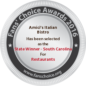 Amici’s Italian Bistro - Award Winner Badge