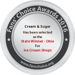 Cream & Sugar - Award Winner Badge