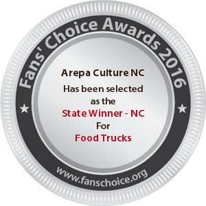 Arepa Culture NC - Award Winner Badge