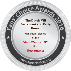 The Dutch Mill Restaurant and Party House - Award Winner Badge