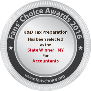 K&D Tax Preparation - Award Winner Badge
