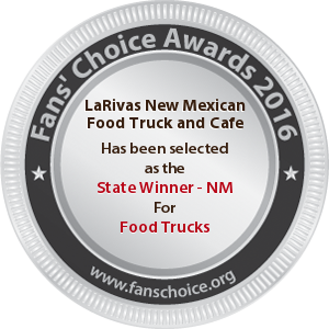 LaRivas New Mexican Food Truck and Cafe - Award Winner Badge