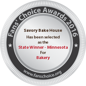 Savory Bake House - Award Winner Badge