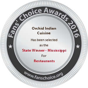 Orchid Indian Cuisine - Award Winner Badge