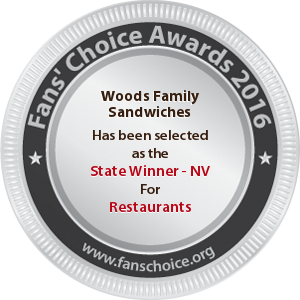 Woods Family Sandwiches - Award Winner Badge