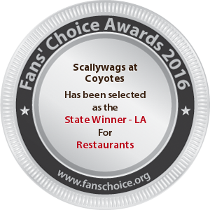 Scallywags at Coyotes - Award Winner Badge