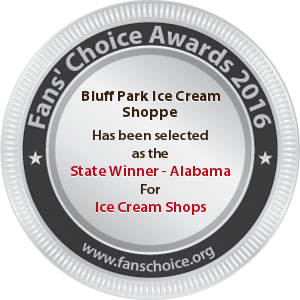 Bluff Park Ice Cream Shoppe - Award Winner Badge