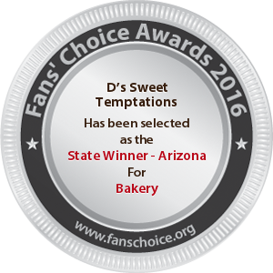 D’s Sweet Temptations - Award Winner Badge