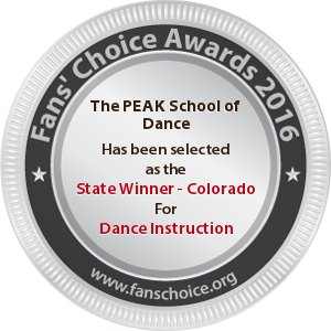 The PEAK School of Dance - Award Winner Badge