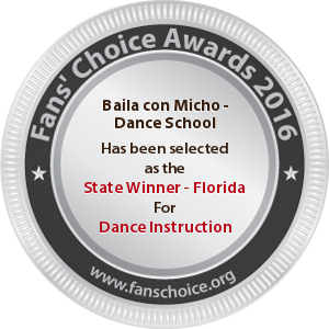 Baila con Micho – Dance School - Award Winner Badge