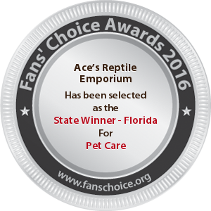 Ace’s Reptile Emporium - Award Winner Badge