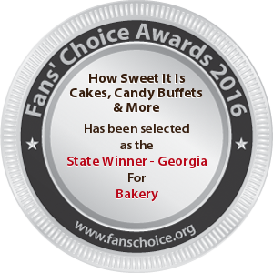 How Sweet It Is Cakes, Candy Buffets & More - Award Winner Badge