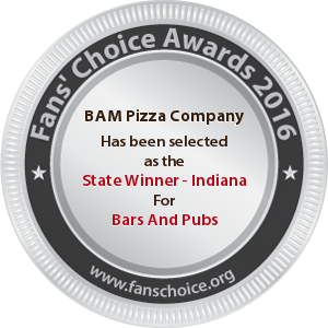 BAM Pizza Company - Award Winner Badge