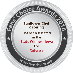 Sunflower Chef Catering - Award Winner Badge
