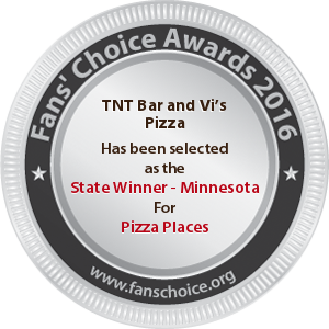 TNT Bar and Vi’s Pizza - Award Winner Badge