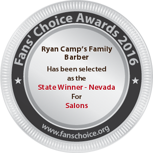 Ryan Camp’s Family Barber - Award Winner Badge