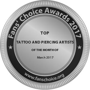 3 Diamonds Tattoo Company - Award Winner Badge
