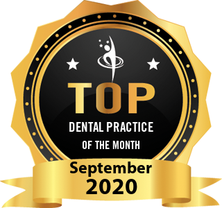 Peninsula Dental Implant Center - Award Winner Badge