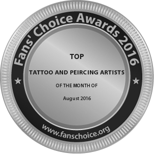 Painted Moth Tattoo and Piercing - Award Winner Badge