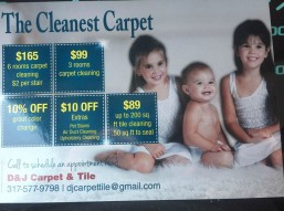 D and J carpet &tile we are the cleaning LLC