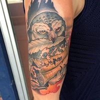 Blaque Owl Tattoo