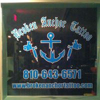 Broken Anchor Tattoo