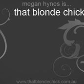 that blonde chick
