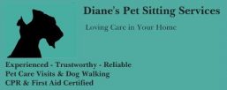 Diane’s Pet Sitting Services