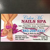 Color Me Nails Spa – Hardeeville