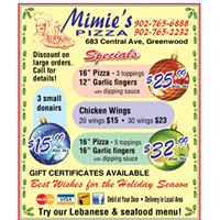 Mimie’s Pizza